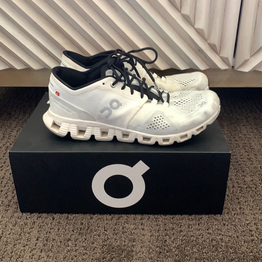 On Running Women's White Athletic Shoes